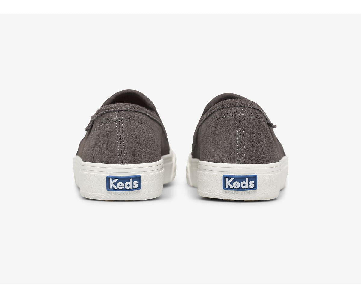 Women Double Decker Suede Smoke - Keds