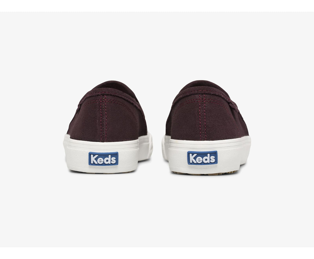 Women Double Decker Suede Burgundy - Keds