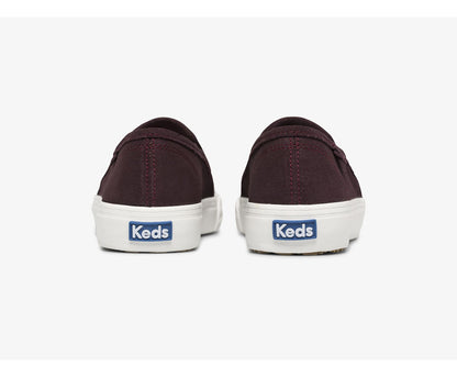 Women Double Decker Suede Burgundy - Keds