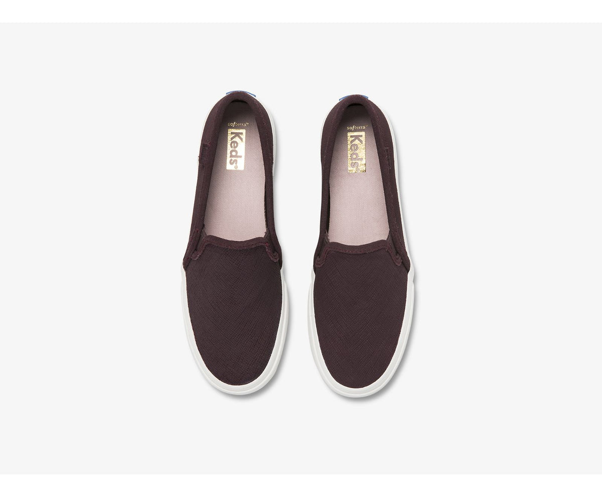 Women Double Decker Suede Burgundy - Keds
