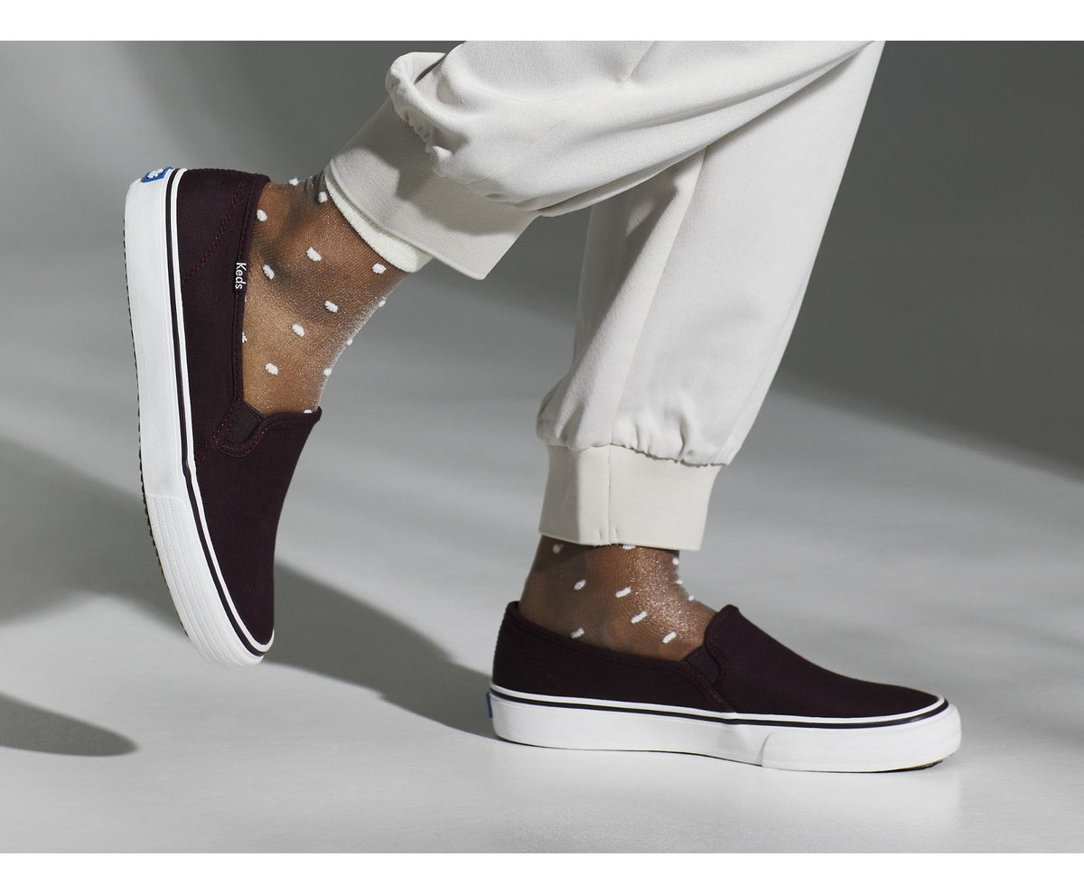 Women Double Decker Tencel™ Burgundy - Keds