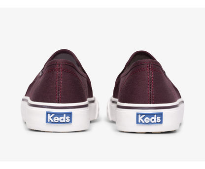 Women Double Decker Tencel™ Burgundy - Keds