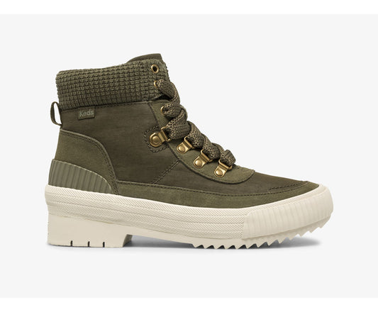 Women Fielder Boot Suede/Nylon Thinsulate™ Olive - Keds