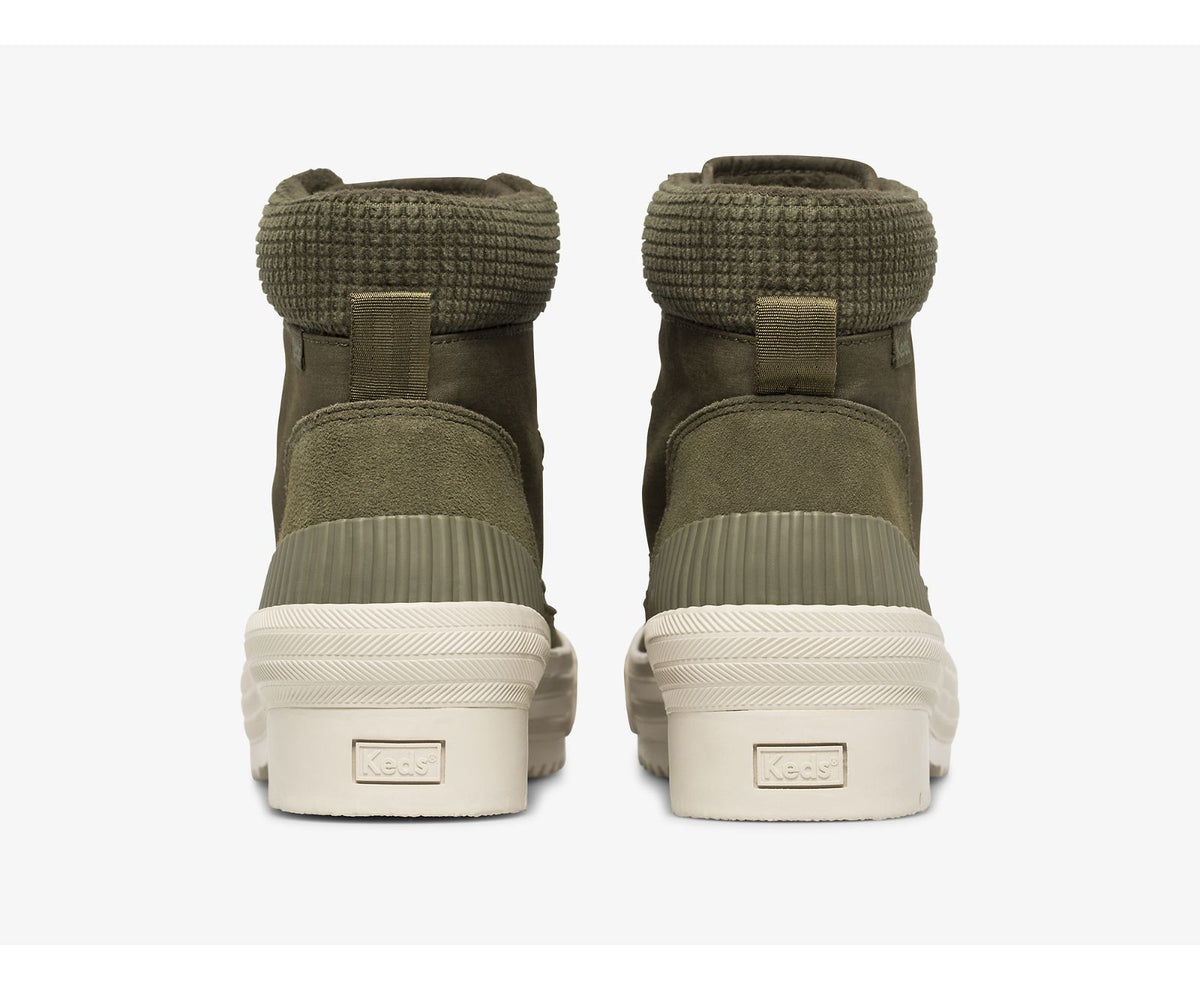 Women Fielder Boot Suede/Nylon Thinsulate™ Olive - Keds