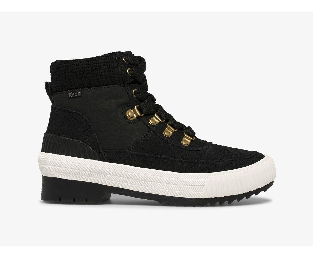 Women Fielder Boot Suede/Nylon & Velvet Thinsulate™ Black - Keds