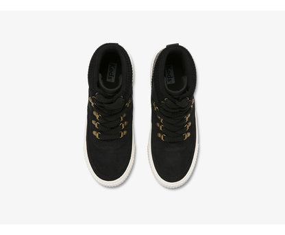 Women Fielder Boot Suede/Nylon & Velvet Thinsulate™ Black - Keds