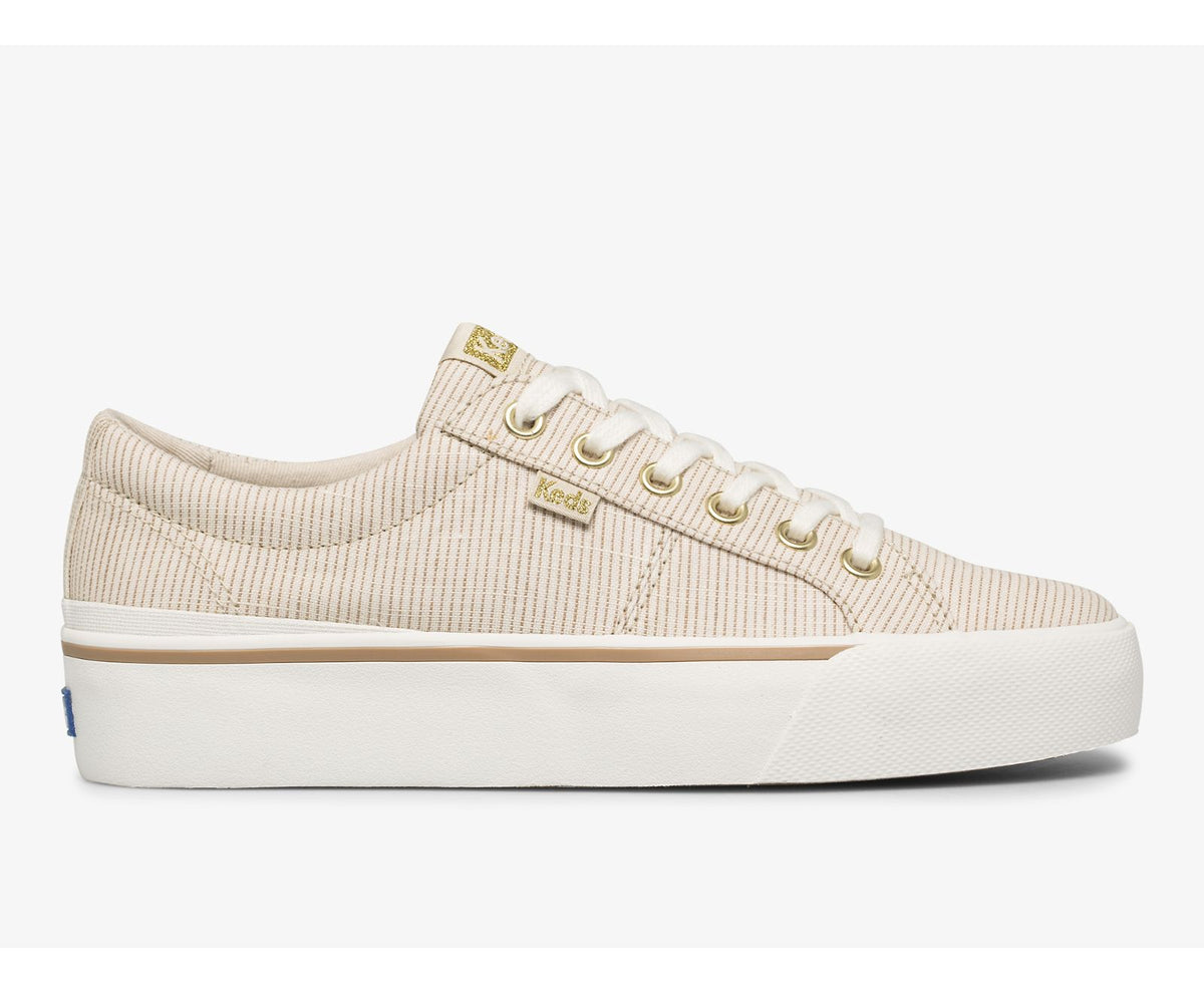 Women Jump Kick Duo Ikat Stripe Taupe - Keds