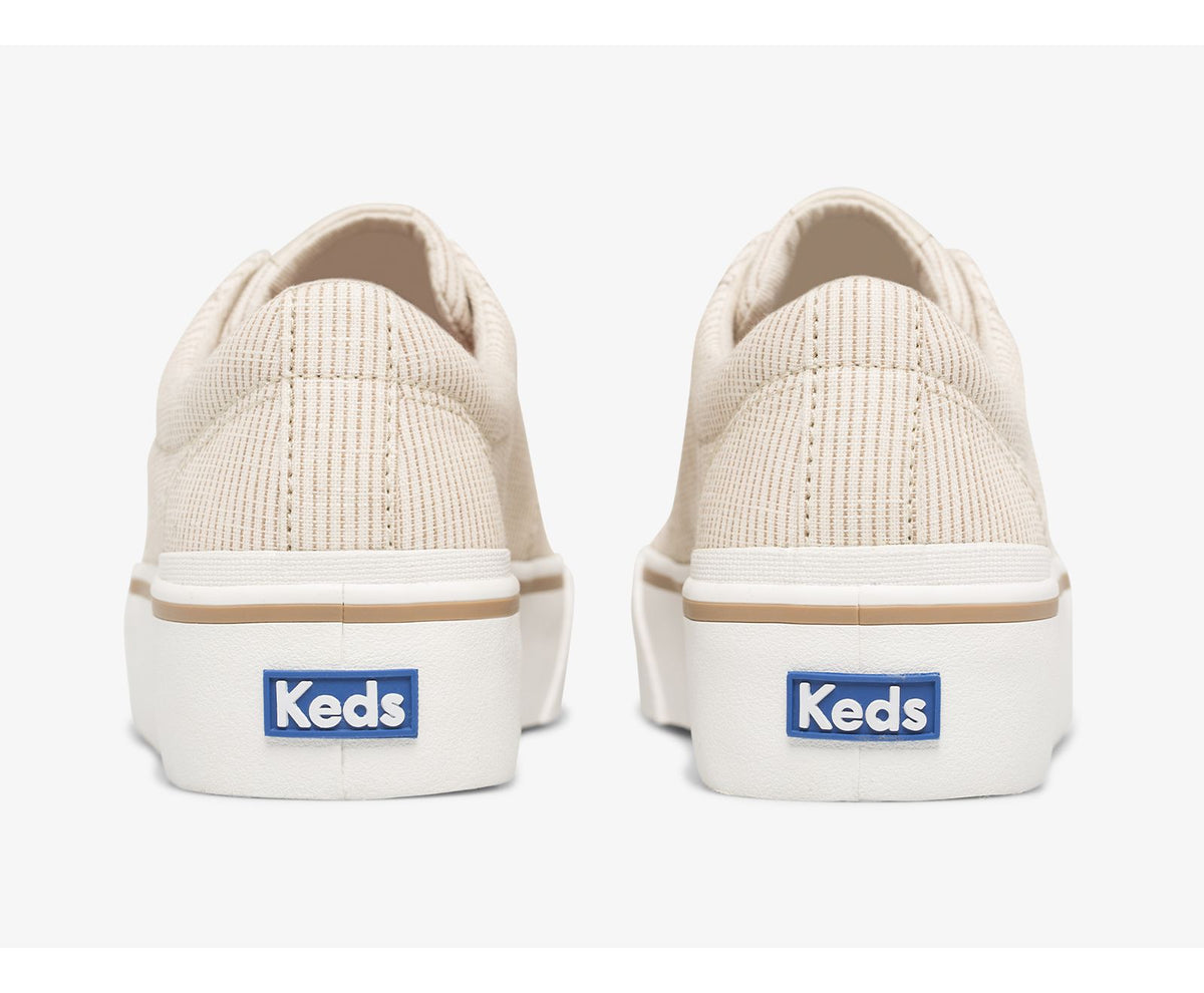 Women Jump Kick Duo Ikat Stripe Taupe - Keds