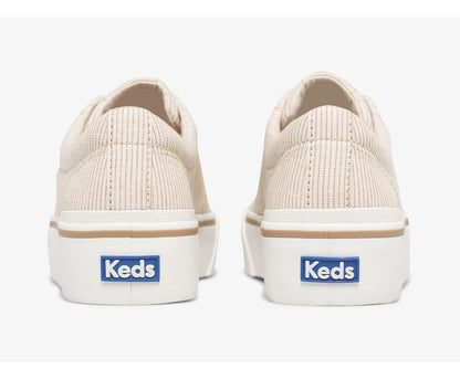 Women Jump Kick Duo Ikat Stripe Taupe - Keds