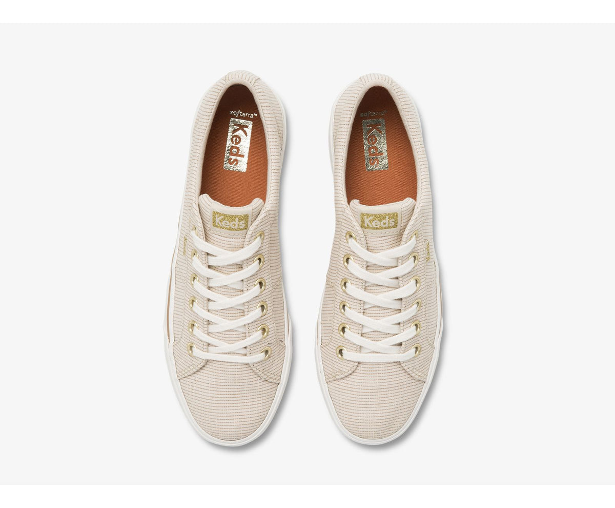 Women Jump Kick Duo Ikat Stripe Taupe - Keds