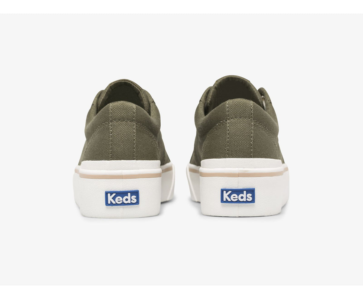 Women Jump Kick Duo Feat. Organic Cotton Olive - Keds