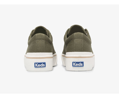 Women Jump Kick Duo Feat. Organic Cotton Olive - Keds