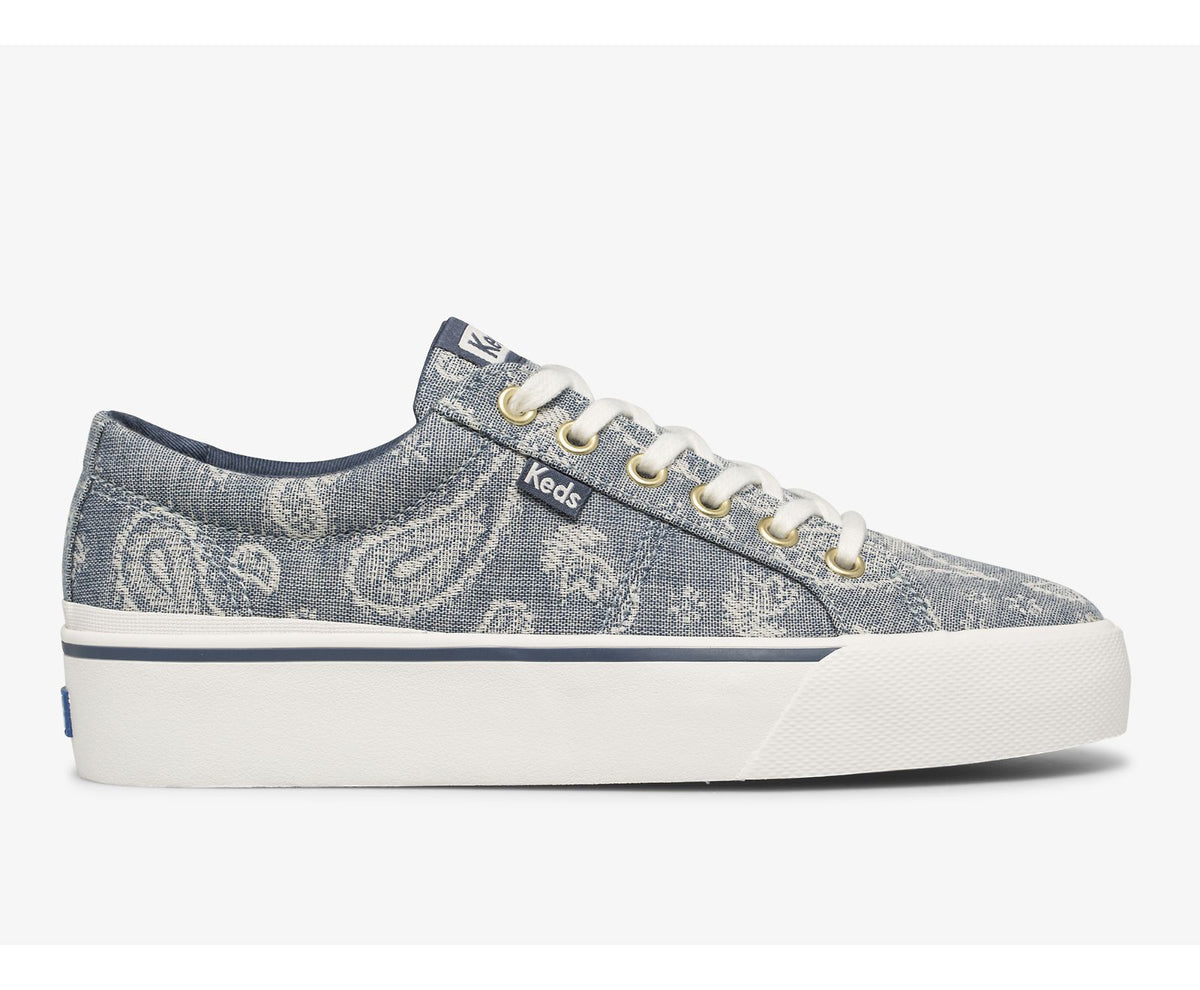 Women Jump Kick Duo Feat. Organic Cotton Bandana Indigo - Keds
