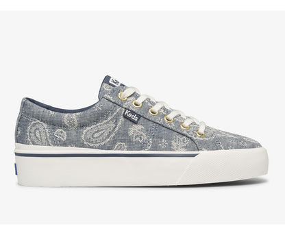 Women Jump Kick Duo Feat. Organic Cotton Bandana Indigo - Keds