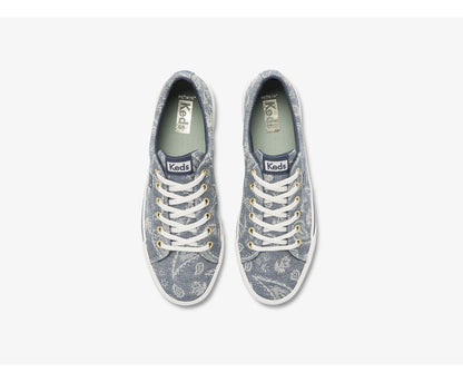 Women Jump Kick Duo Feat. Organic Cotton Bandana Indigo - Keds