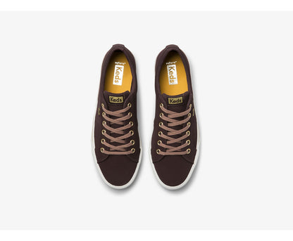 Women Jump Kick Duo Vegan Soft Buck Burgundy - Keds
