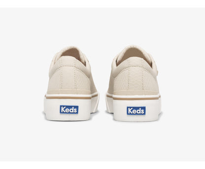 Women Jump Kick Duo Vegan Soft Buck + Croc Emboss Latte - Keds