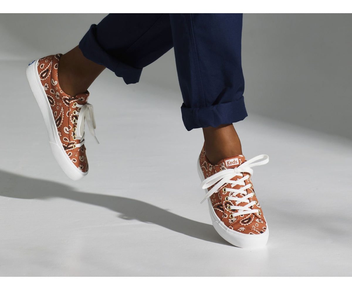 Women Jump Kick Feat. Organic Bandana Rust - Keds