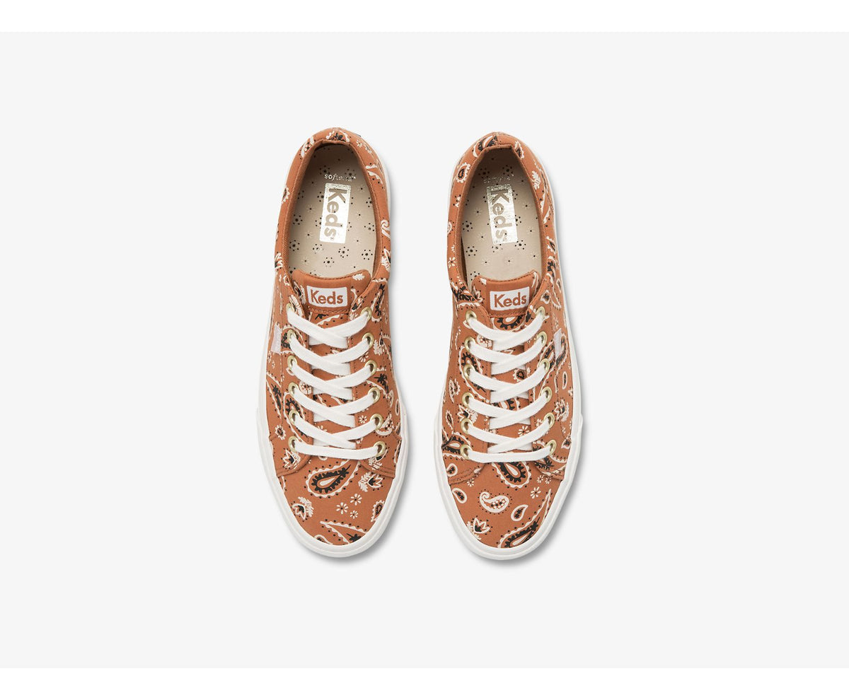 Women Jump Kick Feat. Organic Bandana Rust - Keds