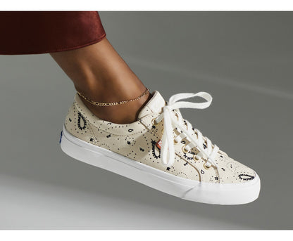 Women Jump Kick Feat. Organic Bandana Latte - Keds