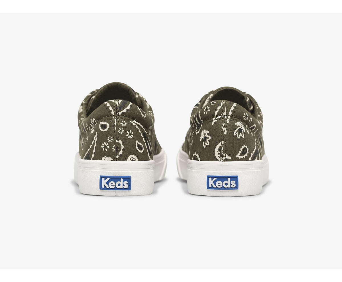 Women Jump Kick Feat. Organic Bandana Olive - Keds