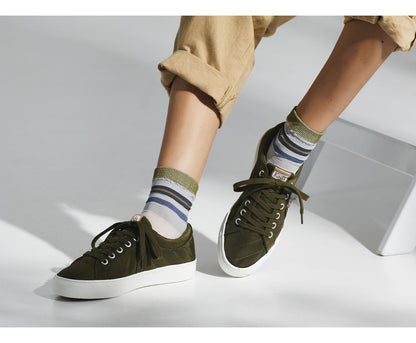 Women Jump Kick Water Resistant Quilted Puffer Olive - Keds