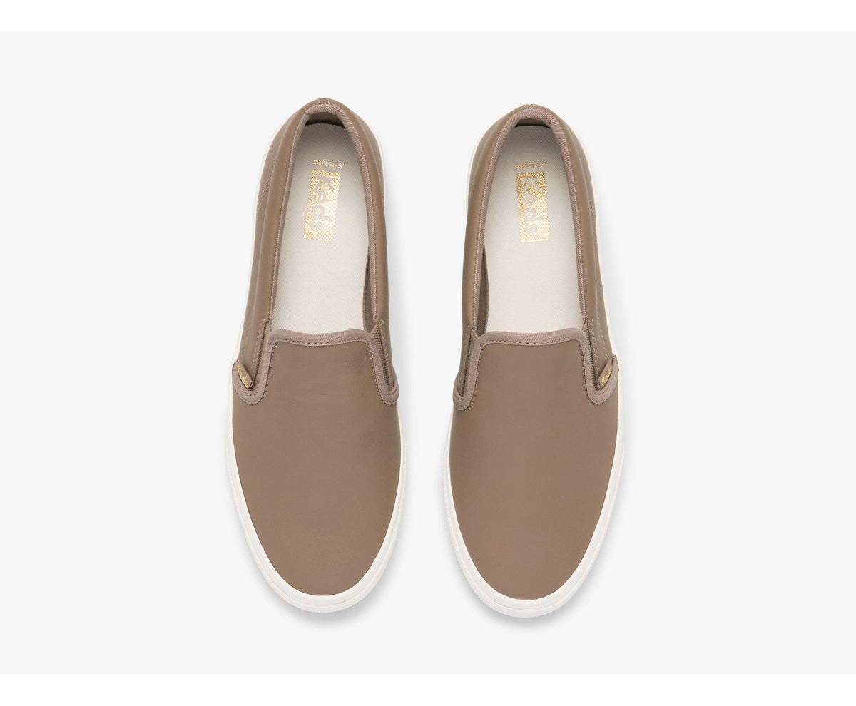 Women Jump Kick Slip Leather Walnut - Keds