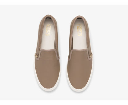 Women Jump Kick Slip Leather Walnut - Keds