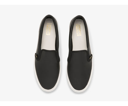 Women Jump Kick Slip Leather Black - Keds