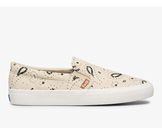 Women Jump Kick Slip Feat. Organic Cotton Paisley Latte - Keds
