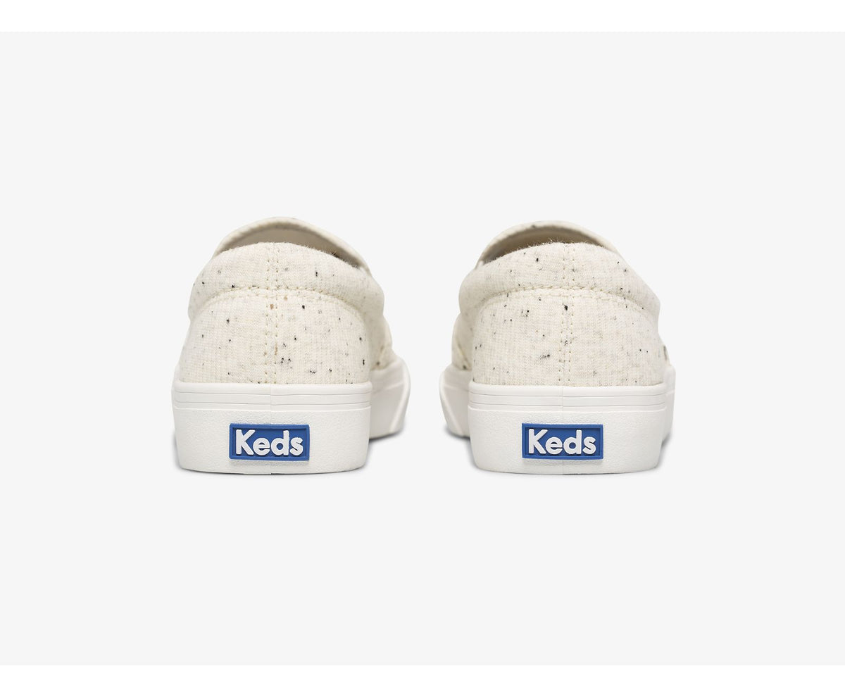 Women Jump Kick Slip Speckle Knit Cream - Keds