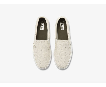 Women Jump Kick Slip Speckle Knit Cream - Keds