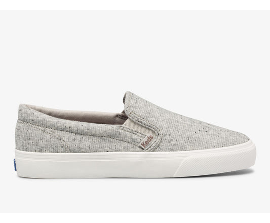 Women Jump Kick Slip Speckle Knit Grey - Keds