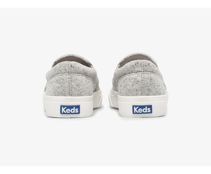Women Jump Kick Slip Speckle Knit Grey - Keds