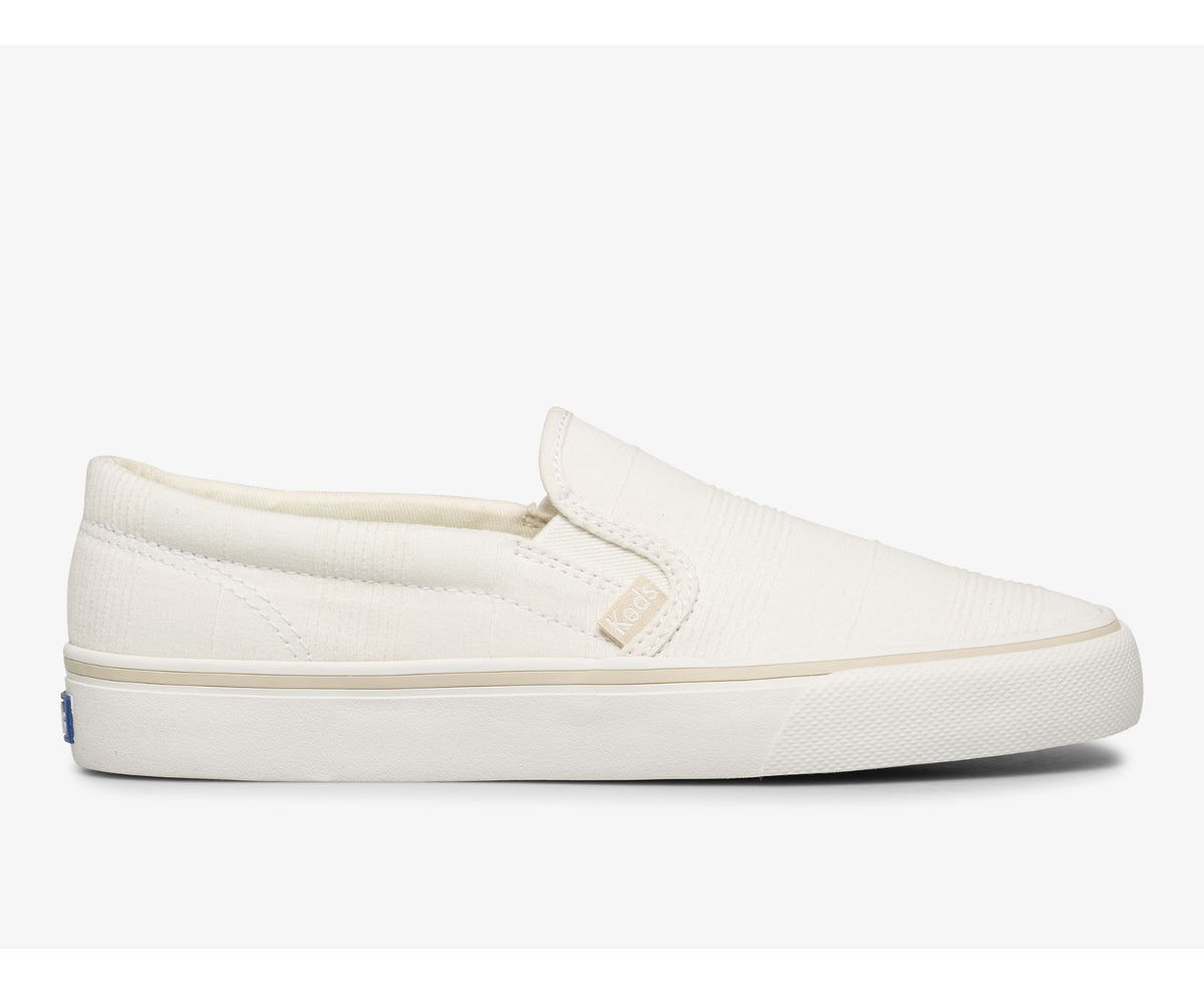 Women Jump Kick Slip Stripe Chambray Cream - Keds
