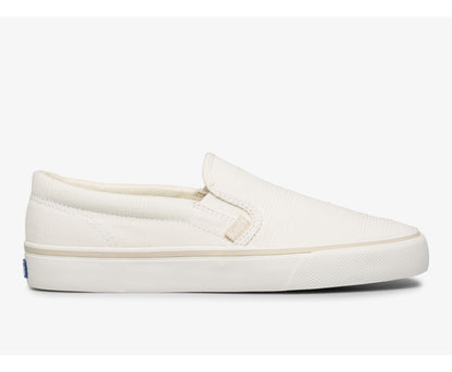 Women Jump Kick Slip Stripe Chambray Cream - Keds