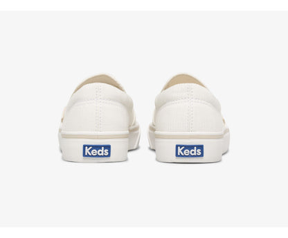Women Jump Kick Slip Stripe Chambray Cream - Keds