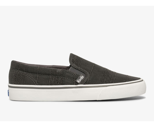 Women Jump Kick Slip Stripe Chambray Charcoal - Keds