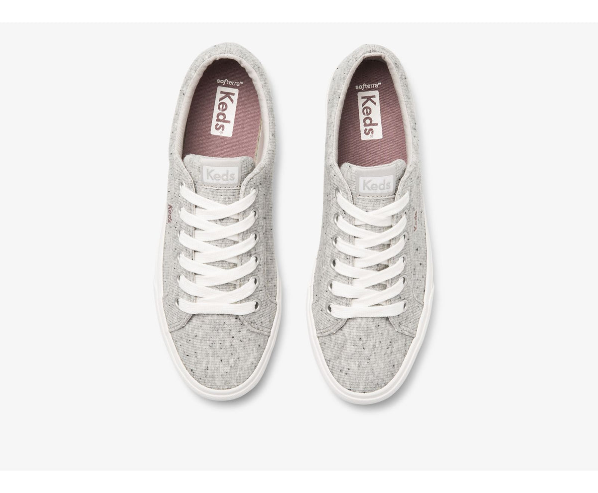 Women Jump Kick Speckle Knit Gray - Keds