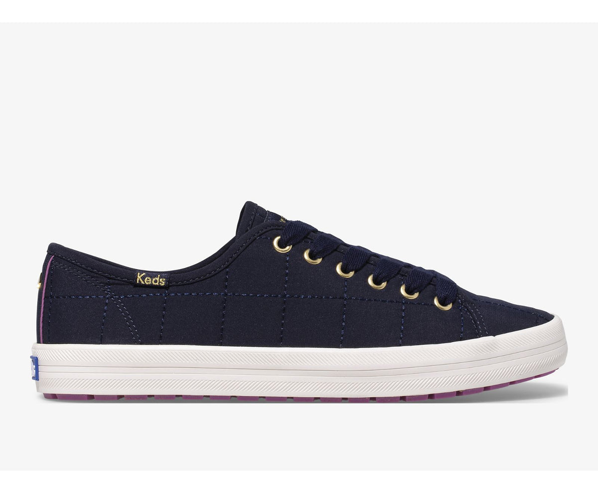 Women Keds x kate spade new york Kickstart TRX Quilted Nylon Navy - Keds
