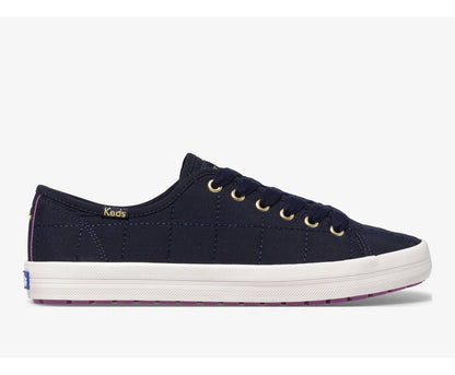 Women Keds x kate spade new york Kickstart TRX Quilted Nylon Navy - Keds