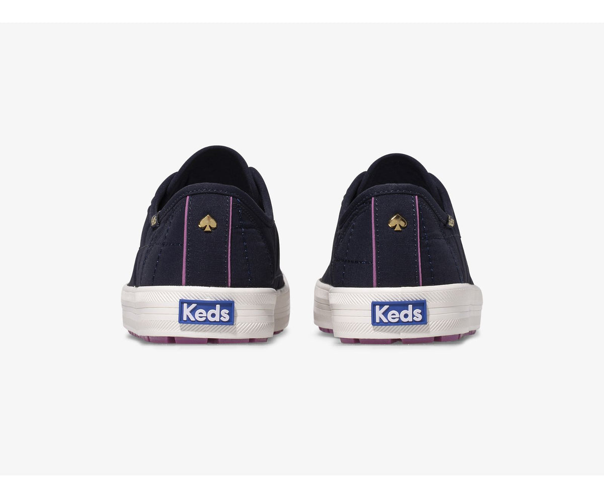 Women Keds x kate spade new york Kickstart TRX Quilted Nylon Navy - Keds