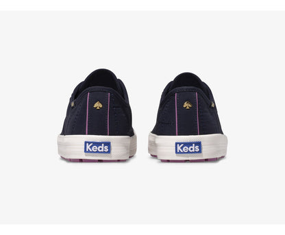 Women Keds x kate spade new york Kickstart TRX Quilted Nylon Navy - Keds