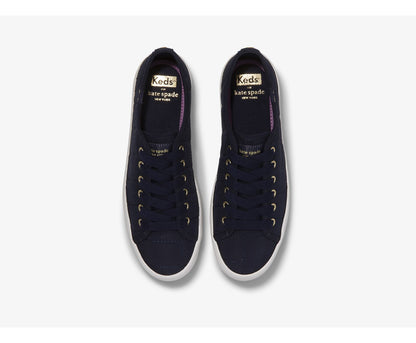 Women Keds x kate spade new york Kickstart TRX Quilted Nylon Navy - Keds