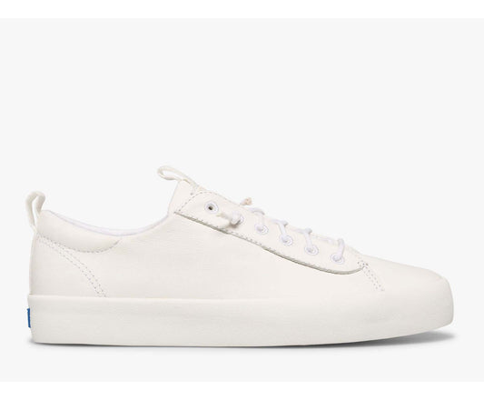 Women Kickback Leather White - Keds