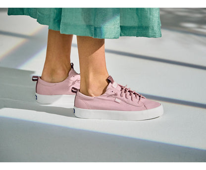 Women Kickback Feat. Organic Cotton Burnished Lilac - Keds