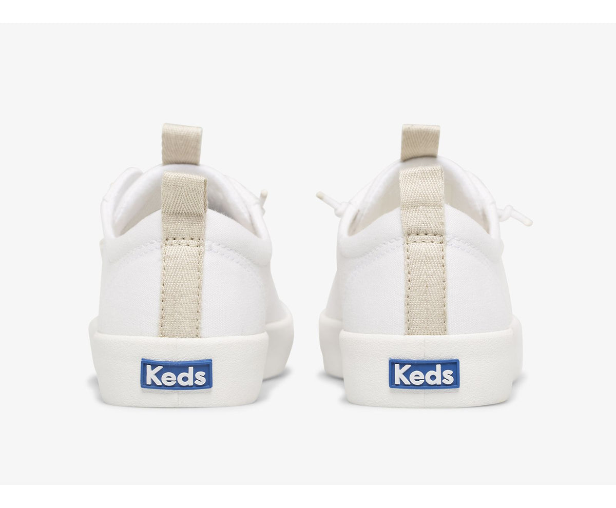 Women Kickback Feat. Organic Cotton Burnished White - Keds