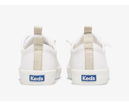 Women Kickback Feat. Organic Cotton Burnished White - Keds