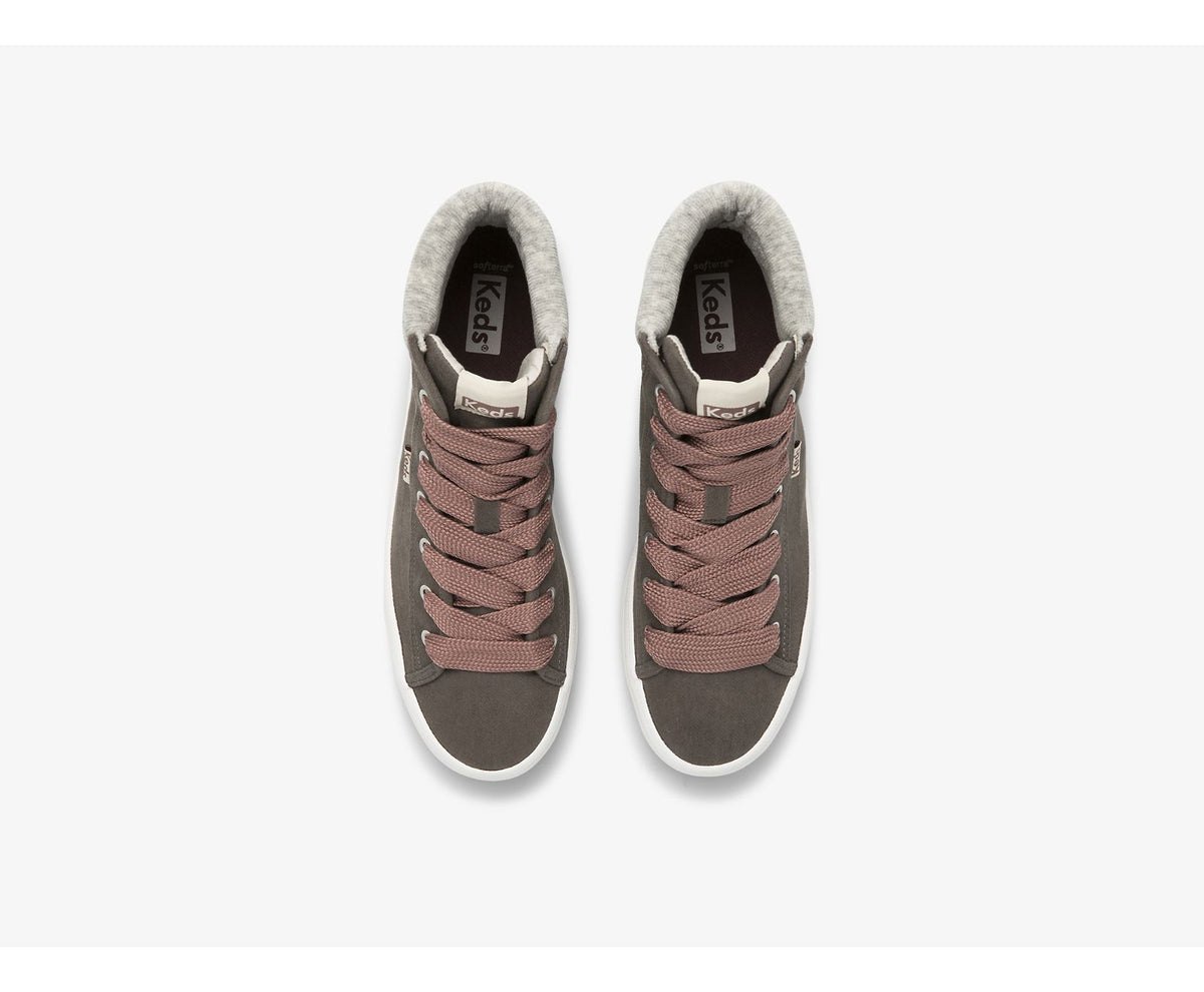 Women Kickstart Hi TRX Soft Twill Gray - Keds