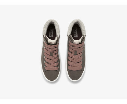 Women Kickstart Hi TRX Soft Twill Gray - Keds